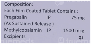 Bitaneuro Pg 750 Mcg/75 MG Capsule 10